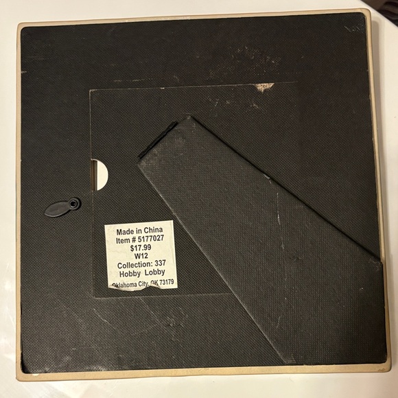 Hobby Lobby Teal and White Chevron Frame - Picture 2 of 2